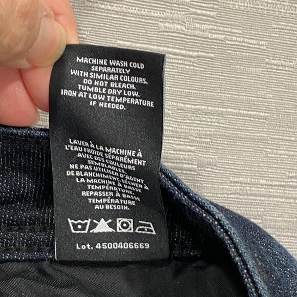 Buffalo David Bitton Jack-X Jeans Mens 40 x 30 Slim Fit Straight Dark Wash Denim - Picture 9 of 10